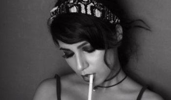 Veebha Anand poses with ciggie to look cool?