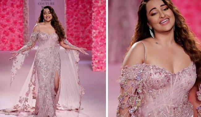 Sonakshi Sinha Ramp Walk At India Couture Week 2024 In New Delhi