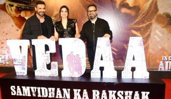 John Abraham, Abhishek Banerjee, Sharvari & Other Celebs  Present At Trailer Launch Of Vedaa