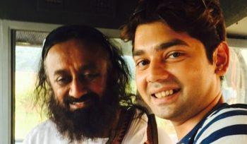 When Vivek Mishra met Sri Sri Ravishankar!