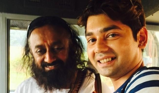 When Vivek Mishra met Sri Sri Ravishankar!