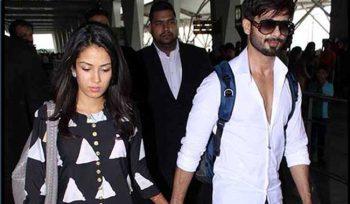 Shahid and Mira back in Mumbai!!!