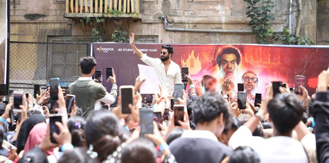 Vicky Kaushal Unveils his first look of Chhaawa At Chitra Theatre Dadar.