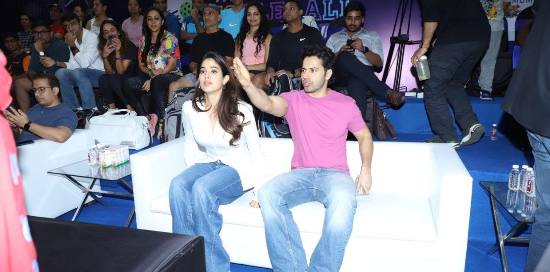 Varun Dhawan And Janhvi Kapoor Present At Pickleball Tournament In Goregaon-Photos