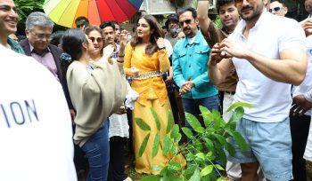 Celebs At At Tree Plantation Drive – It Is Time To Be Responsible-Photos