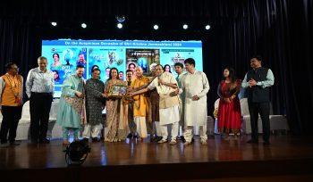 Hema Malini, Nitin Mukesh, Anup Jalota, Anuradha Paudwal At Grand Release Of 4 Bhajans at ISKON Temple-PHOTOS