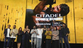 Varun Dhawan And Samantha Ruth Prabhu Present At Teaser Launch Of Citadel Honey Bunny