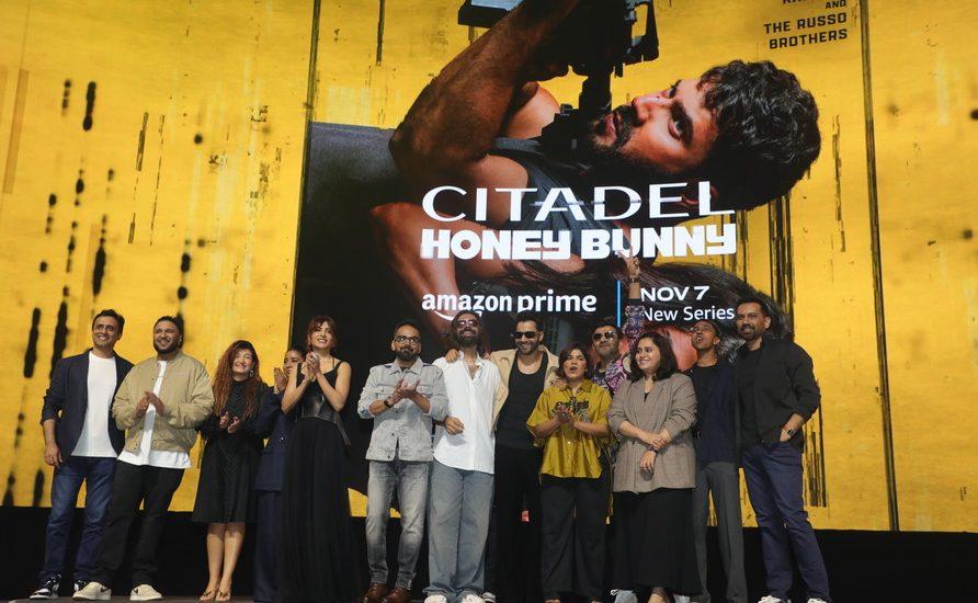 Varun Dhawan And Samantha Ruth Prabhu Present At Teaser Launch Of Citadel Honey Bunny