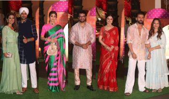 Celebs At CM House For Ganpati Darshan-Photos