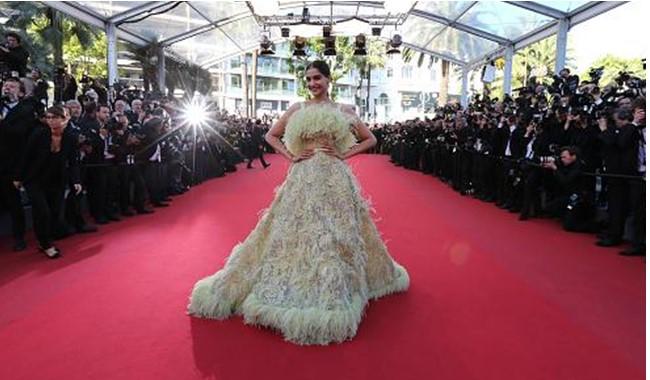 Spotted: Sonam Kapoor at Cannes 2015