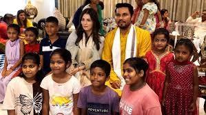 Radhika Madan At Ramesh & Mrs.Nidarshana Gowani Ganesh Darshan.