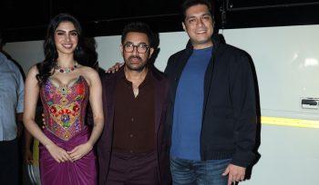 Aamir Khan, Junaid Khan & Khushi Kapoor Spotted In Filmcity-Photos