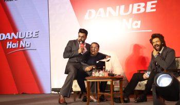 Kartik Aaryan At The Press Conference Of Collaboration With Danube Group-Photos