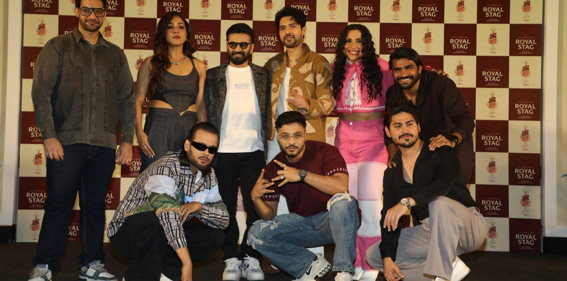 Raftaar, Neeti Mohan, Nikhita Gandhi, Ikka, Armaan Malik, Dj Yogi & Other Celebs At The 3rd Edition Press Conference Of Royal Stag Boom Box-Photos