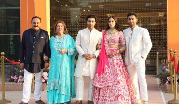 Celebs Present At Mehndi Ceremony Of Aadar Jain & Alekha Advani-Photos