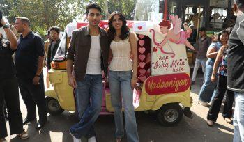 Ibrahim Ali Khan & Khushi Kapoor Spotted In Bandra For Promoting Their Upcoming Movie Nadaaniyan  -Photos