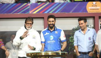 Amitabh Bachchan, Abhishek Bachchan, Bunty Walia & Others Celebs At ISPL Season 2 – Photos