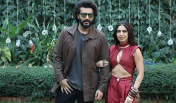 Arjun Kapoor, Bhumi Pednekar, And Harsh Gujral Spotted Promoting Their Upcoming Film ‘Mere Husband Ki Biwi’-Photos