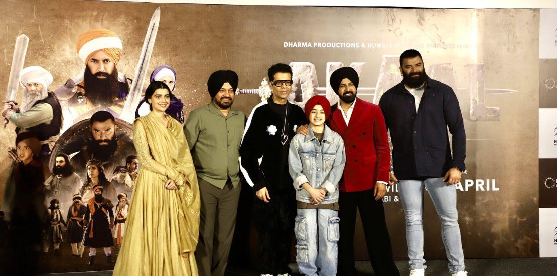 Gippy Grewal, Karan Johar, Nikitin Dheer and others present at the trailer launch of Akaal-Photos