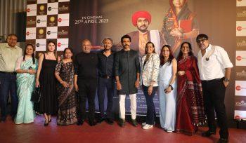 Pratik Gandhi, Rajkummar Rao, Huma Qureshi, Saqib And Other Celebs Graces The Screening Of Phule – Photos