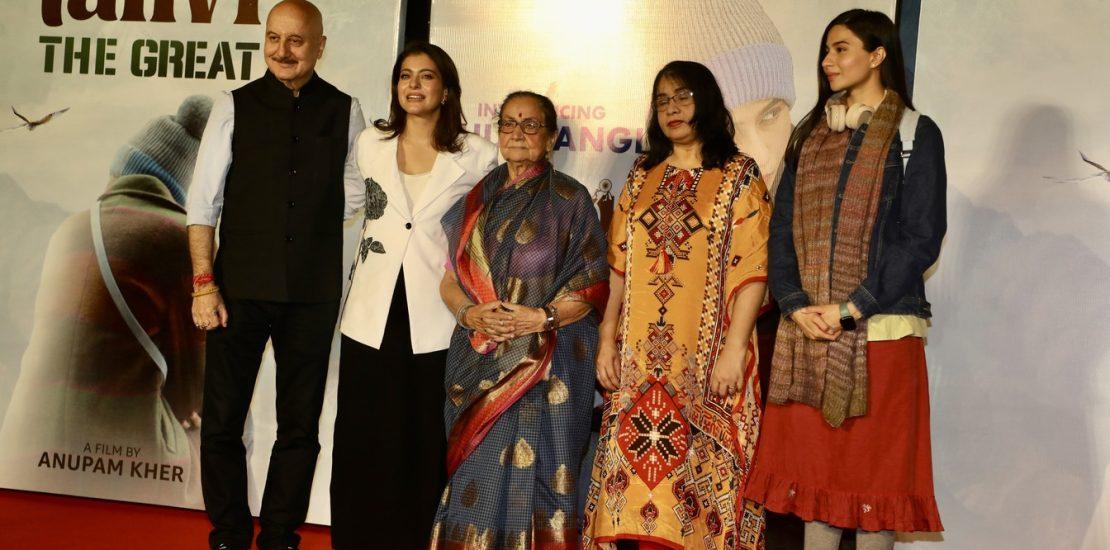 Star Power at Tanvi The Great Press Meet: Anupam Kher, Kajol & More – Photos Inside