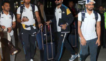 Gujarat Team Spotted At Airport – Photos