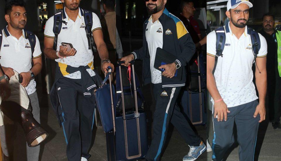 Gujarat Team Spotted At Airport – Photos