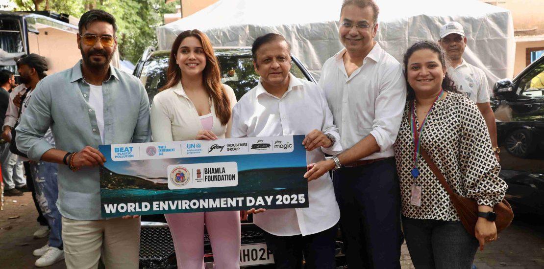 Ajay Devgn and Sharvari join the World Environment Day 2025 campaign