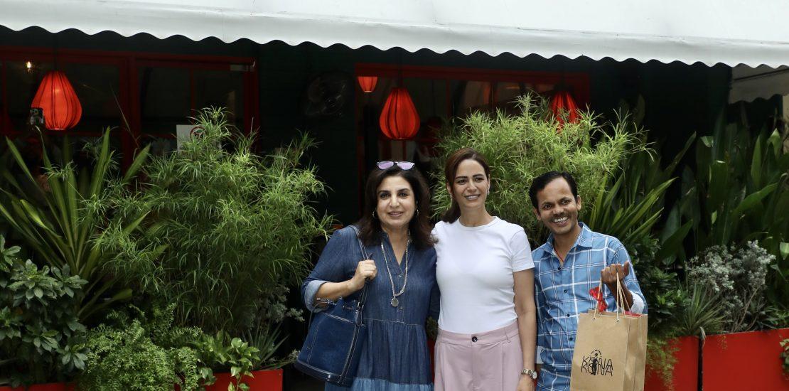Farah Khan Spotted At Mona Singh New Restaurant In Andheri-Photos