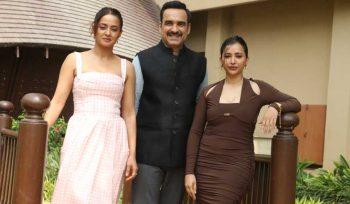 Pankaj Tripathi, Shweta Basu Prasad & Surveen Chawla Promoting Their Upcoming Series Criminal Justice S04-Photos