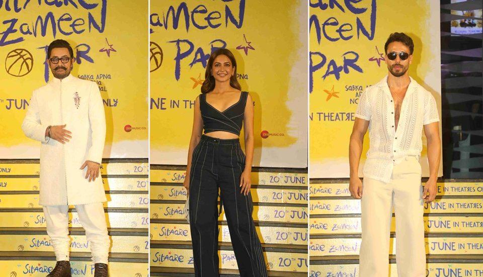 Celebs Grace The Screening Of Movie Sitaare Zameen Par – Photos