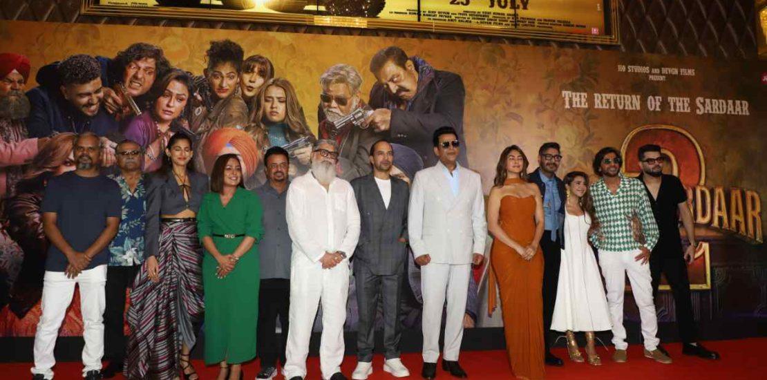 Ajay Devgn, Mrunal Thakur, Ravi Kishan, Chunky Panday & others Celebs At The Grand Trailer Launch Of Son Of Sardaar 2-Photos