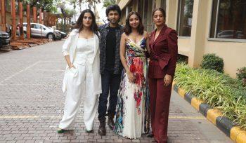 Surveen Chawla, Prajakta Koli, Priya Bapat & Others Celebs Spotted In Juhu For Promoting Their Upcoming Series Andhera- Photos