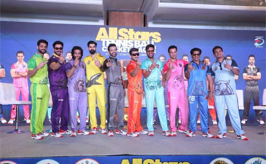 Celebs at The Press Conference Of All Stars Tennis Ball Cricket League S2-Photos