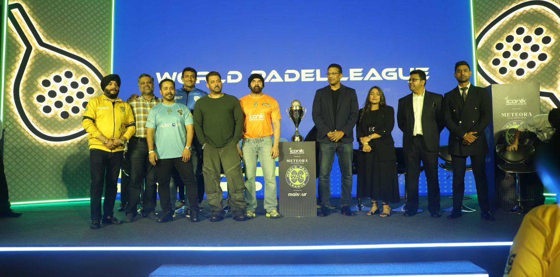 Salman, Sohail & celebs at World Padel Ball League Season 3 press meet”