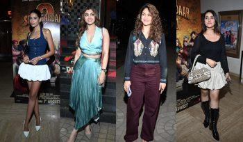 Roshni Walia, Akanksha Puri, Mrunal Thakur & Others Grace The Screening Of Son Of Sardaar 2 – Photos