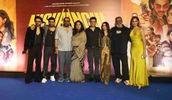 Anurag Kashyap, Mrunal Thakur & Others The Blue Carpet For The Special Premiere Of Movie Nishaanchi