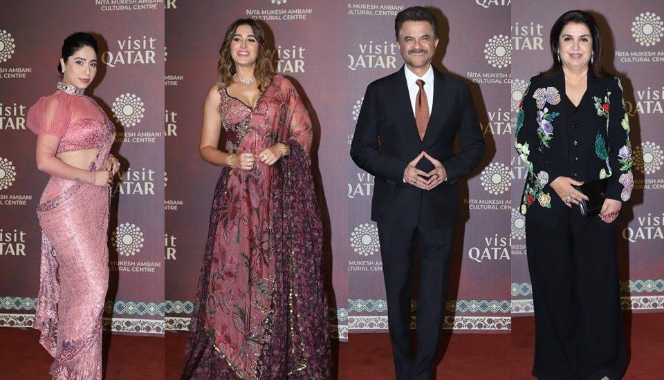 Celebs at  The Red Carpet For The Celebration Of Partnership Between The Nita Mukesh Ambani Cultural Centre And Visit Qatar