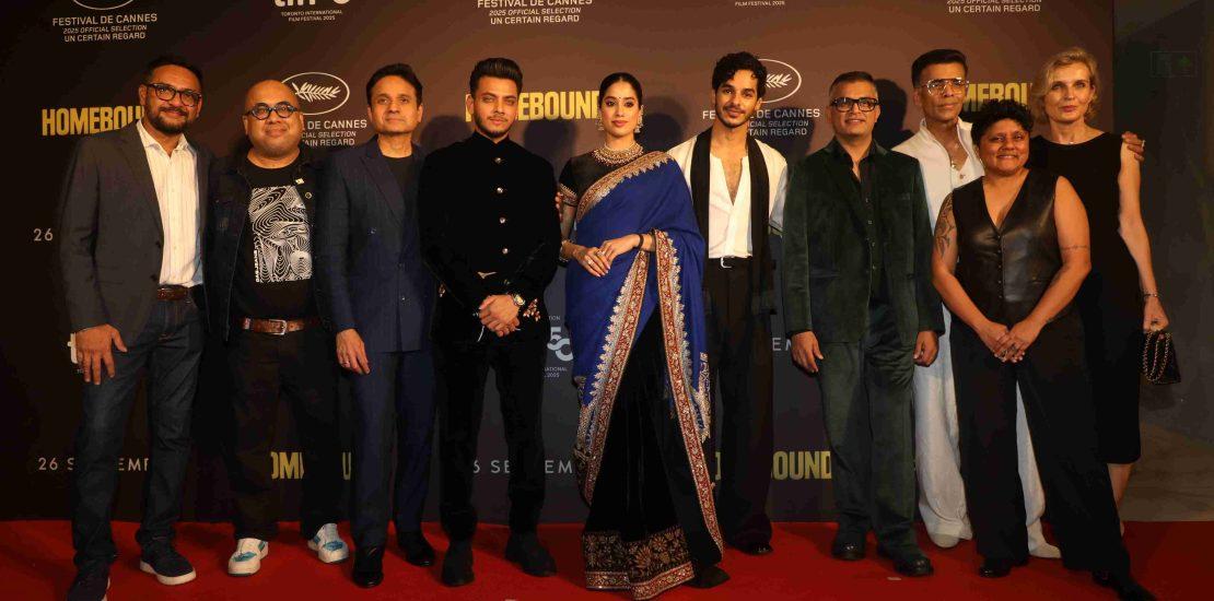 Ishaan Khatter, Rajesh Khattar, Vishal Jethwa & Other Celebs Grace The Red Carpet For The  Screening Of Movie Homebound