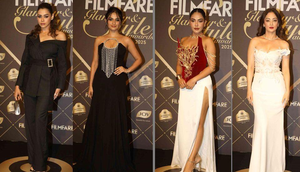Celebs Grace The Red Carpet Of Filmfare Glamour & Style 2025