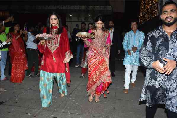 Celebs At Anil Kapoor’s House For Karva Chauth