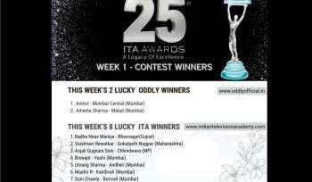 WEEK 1 – CONTEST WINNERS – The 25th ITA Awards