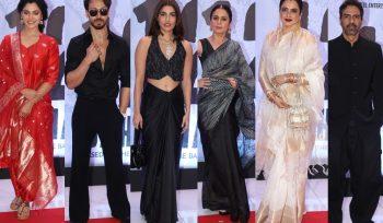 Stars, sarees, and salute-worthy cinema—celebs grace the screening of 120 Bahadur