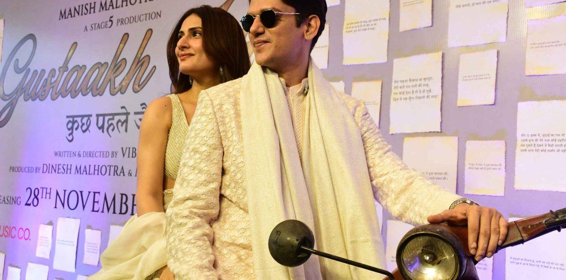 Celeb At The Trailer Launch Of Gustaakh Ishq