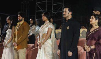 Varanasi begins with a bang—Mahesh, Namrata, Priyanka & Sitara light up Hyderabad