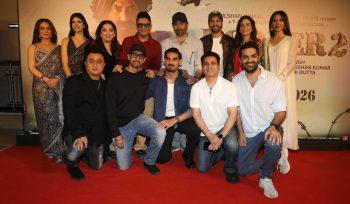 Sunny Deol, Varun Dhawan & Others Grace The Red Carpet For Special Screening Of ‘Border 2’