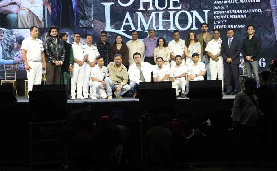 Suniel Shetty, Ahan Shetty, Anya Singh, Bhushan Kumar & more grace the launch of Ae Jaate Hue Lamhon from Border 2