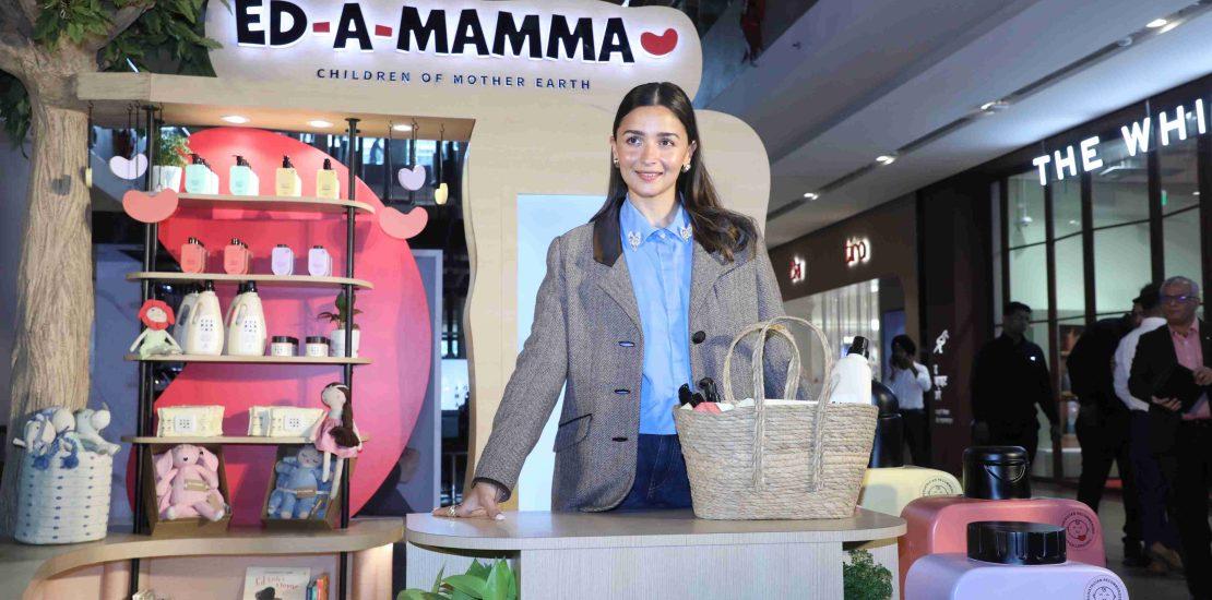 Alia Bhatt For The Unveiling Of Ed-A-Mamma Clean Conscious Baby care Range