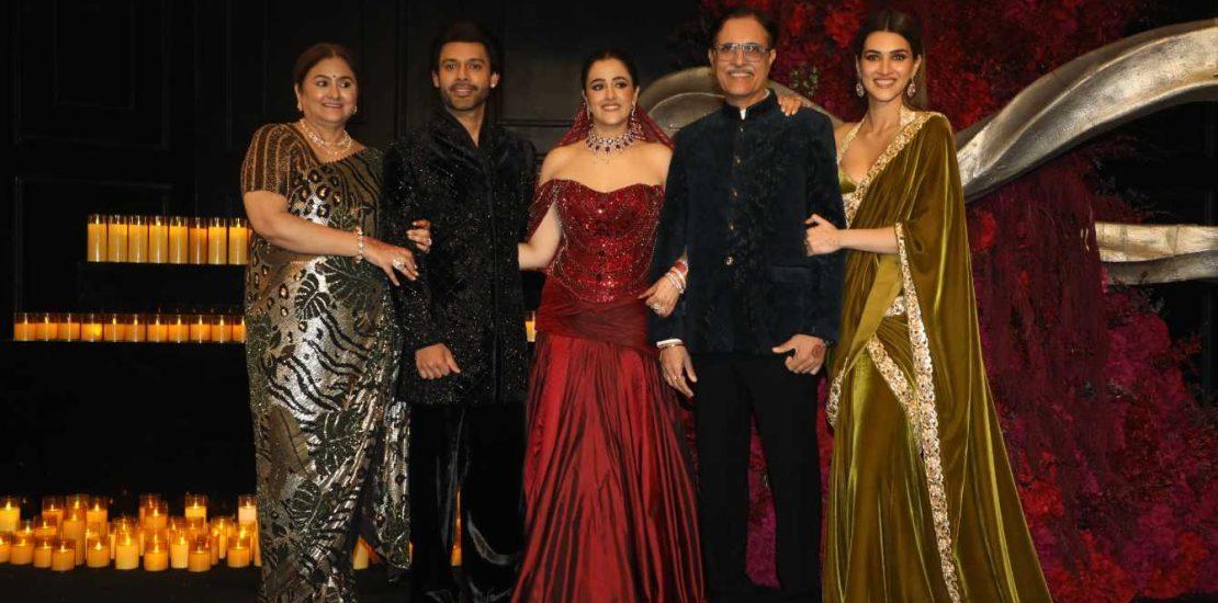 Celebs Grace The Wedding Reception Of Nupur Sanon & Stebin Ben