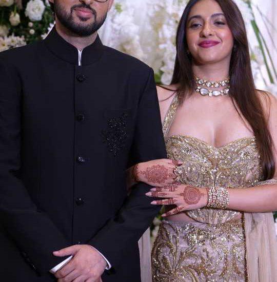 Akansha Ranjan And Sharan Sharma’s Wedding Reception-Bobby Deol, Jackie Shroff, Boman Irani & many other Celebs seen